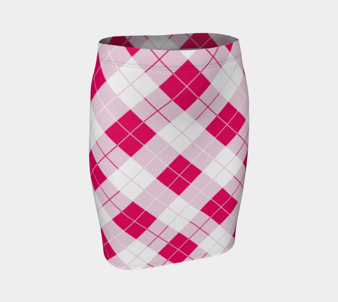 Innuendos of Plaid Fitted Skirt