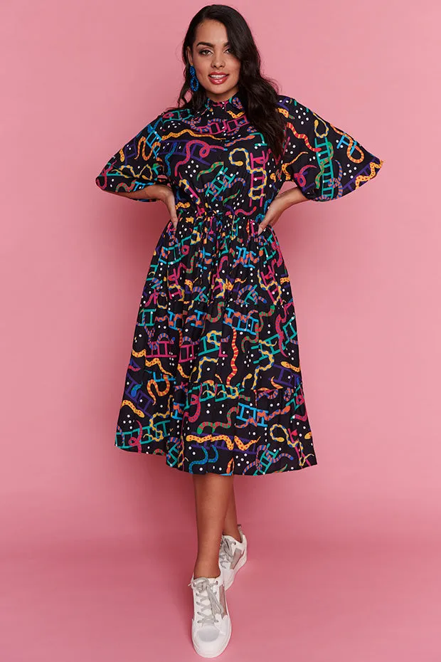 Ivy Snakes & Ladders Dress