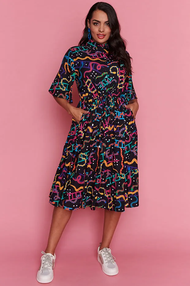 Ivy Snakes & Ladders Dress