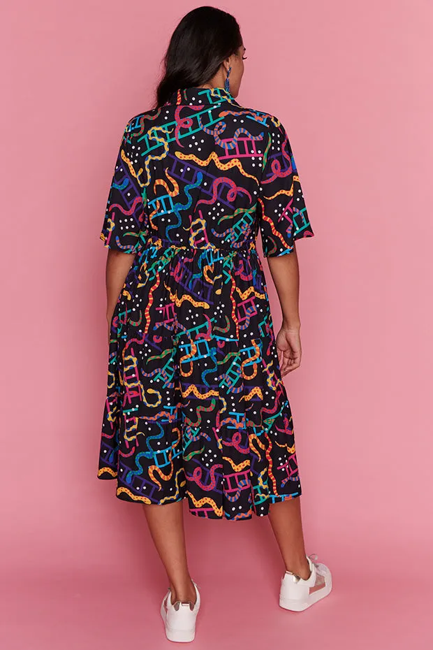 Ivy Snakes & Ladders Dress