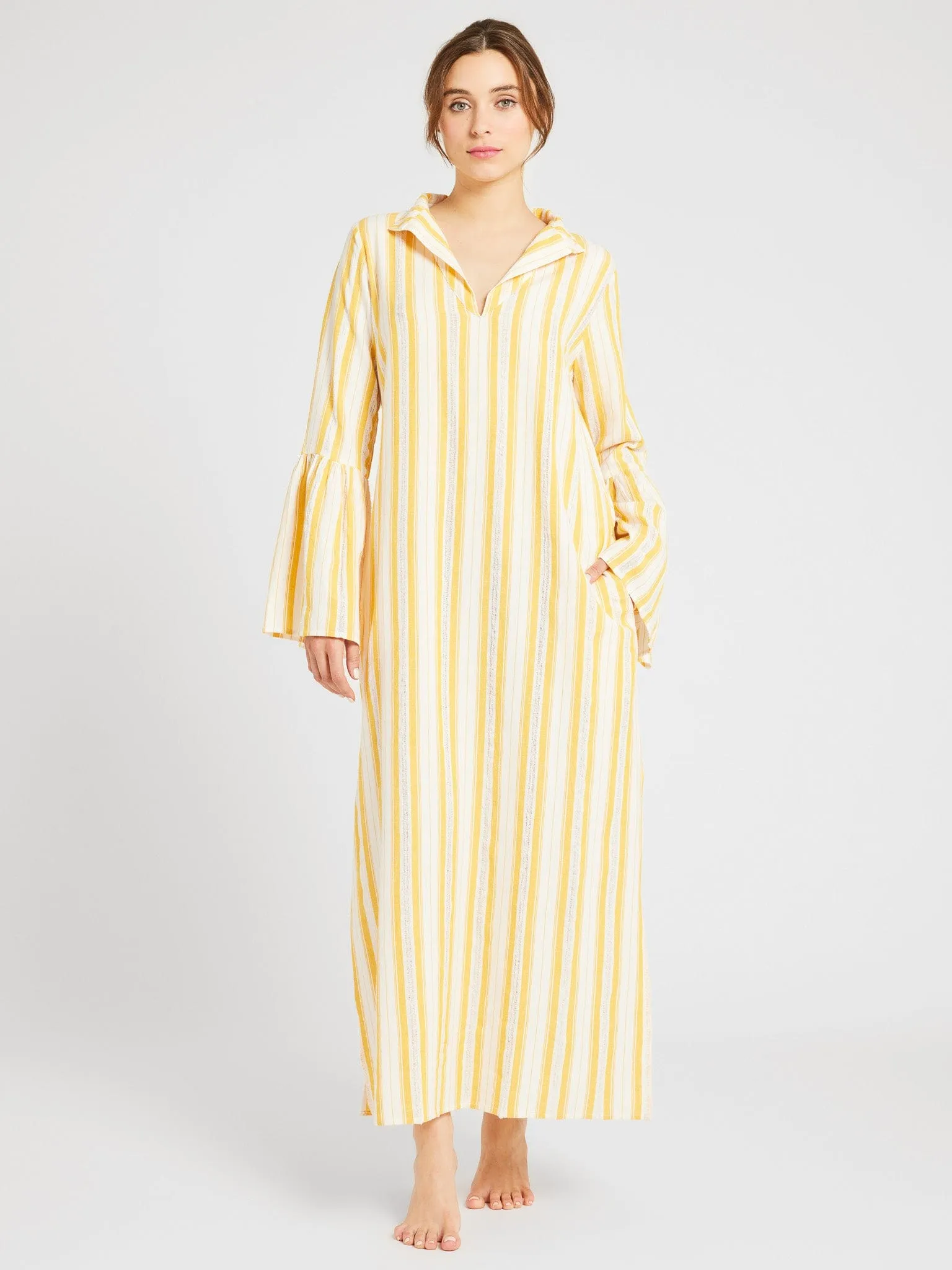 Jacqueline Dress in Citrus Stripe