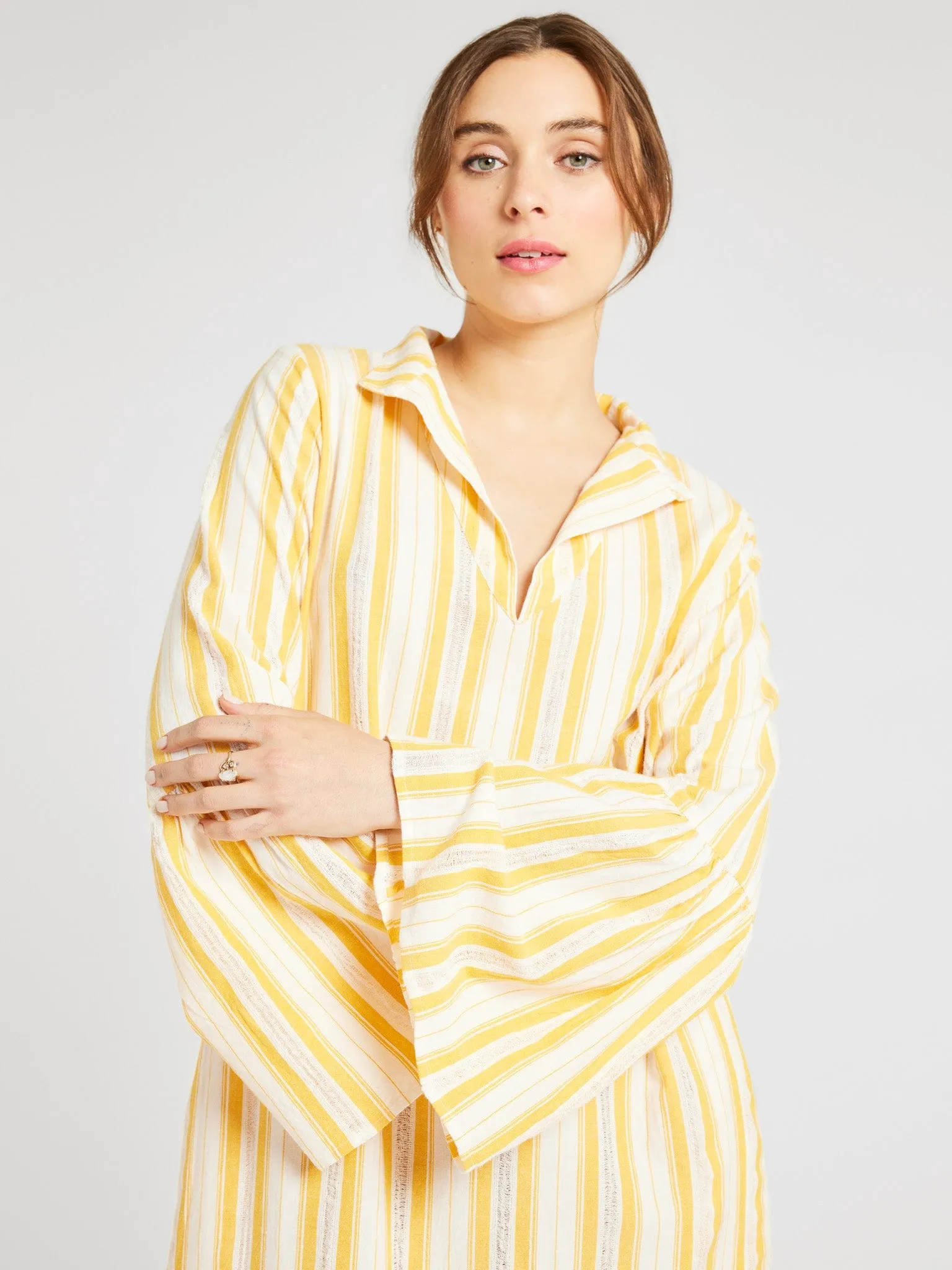 Jacqueline Dress in Citrus Stripe