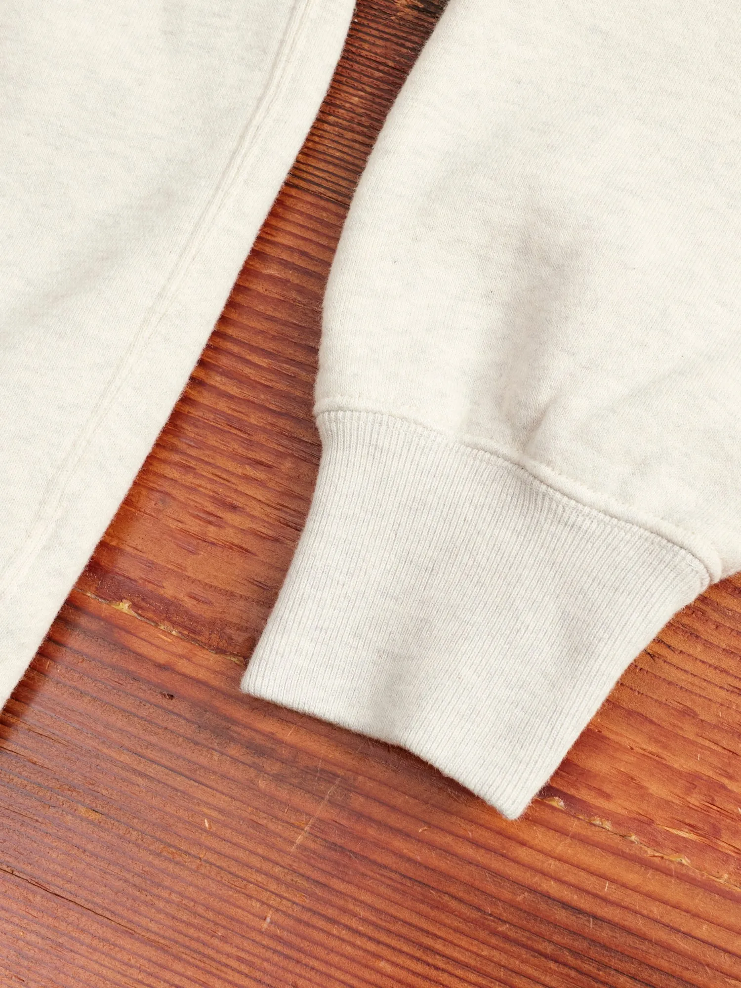 Japan-Made Fleece Hoodie in Oatmeal