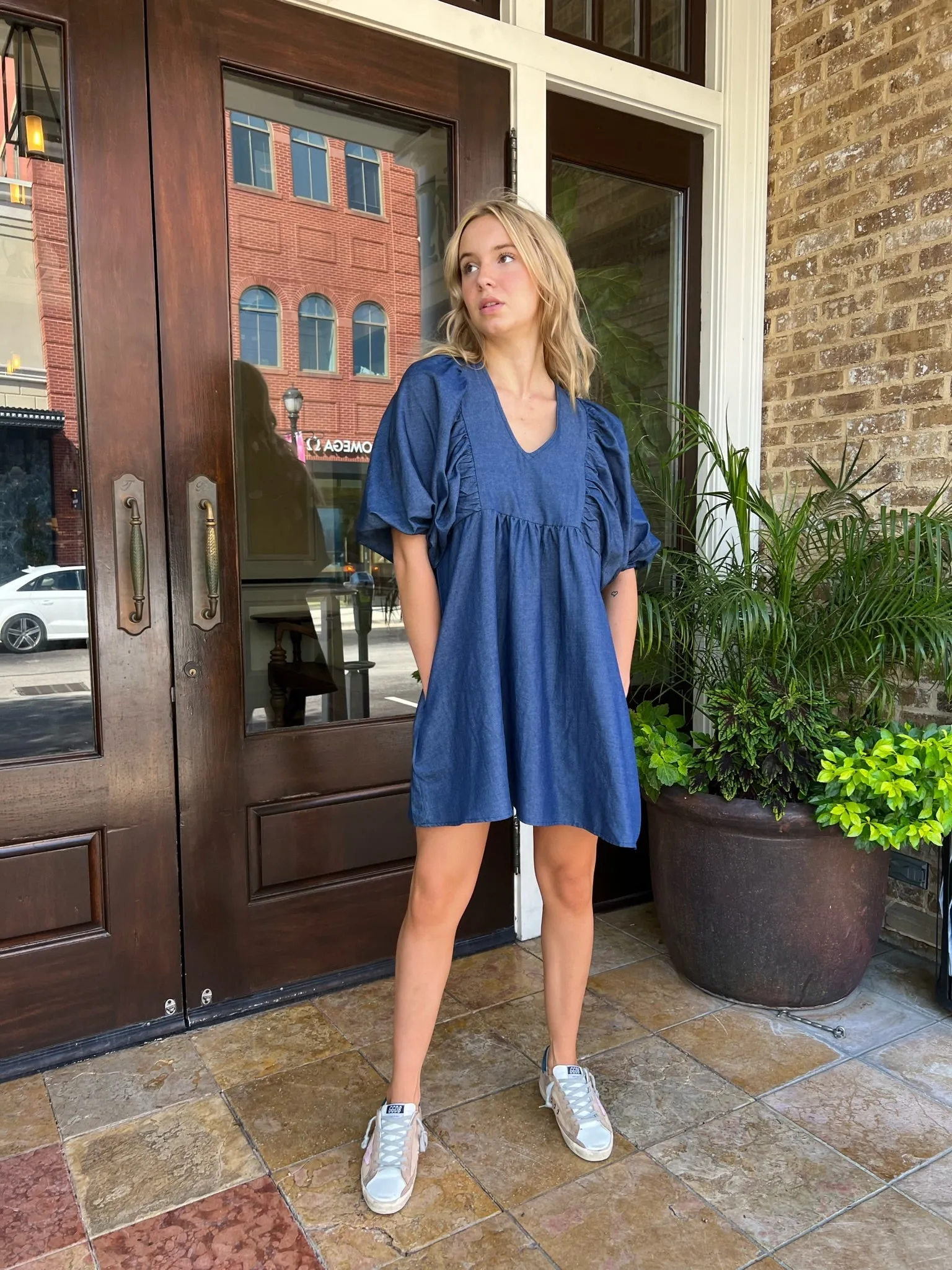 JULES MINI DRESS denim