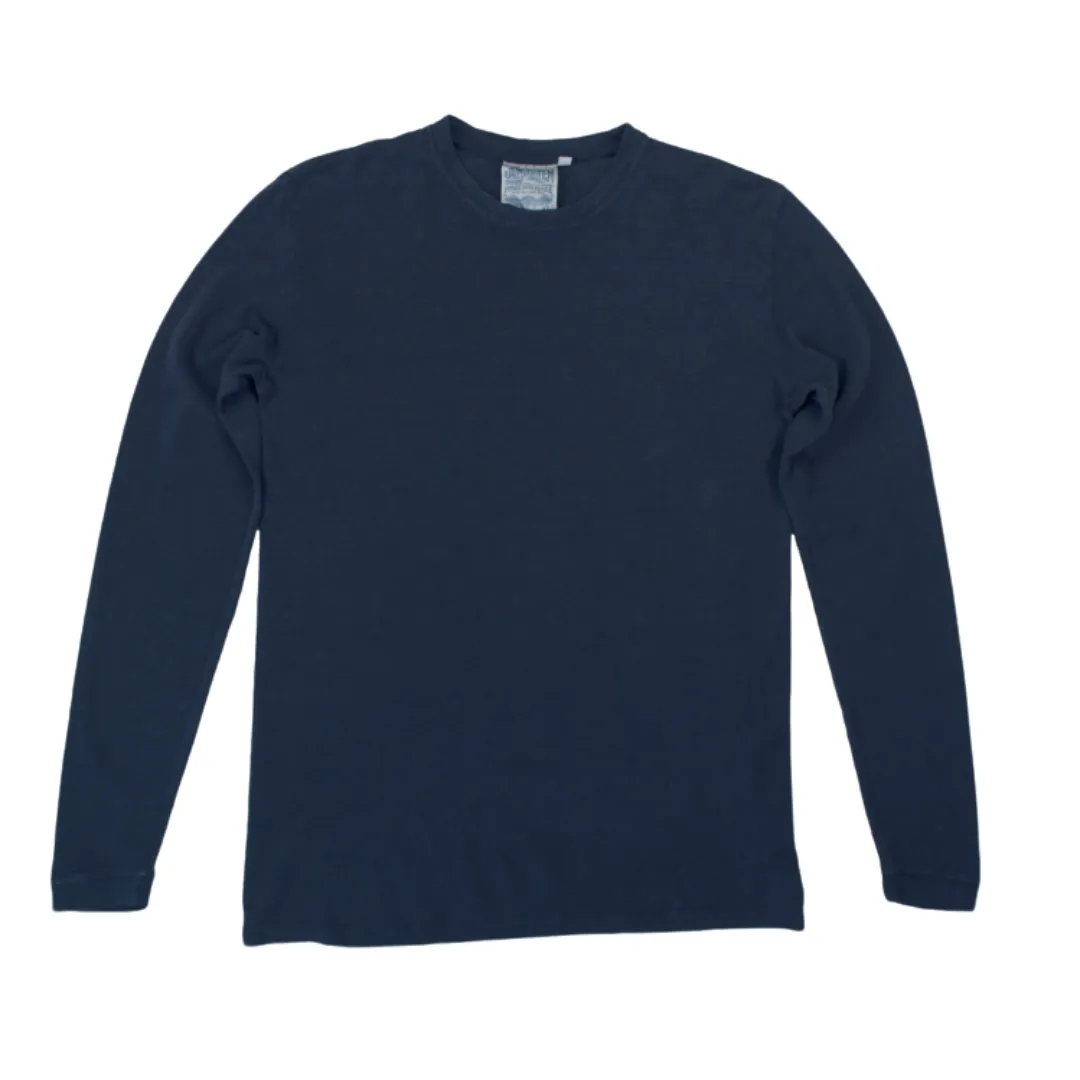 Jungmaven Baja Long Sleeve Tee - Navy