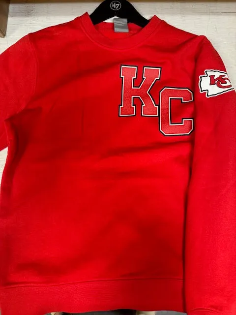 Kansas City Chiefs RED/WHITE VARSITY CREW - FANATICS