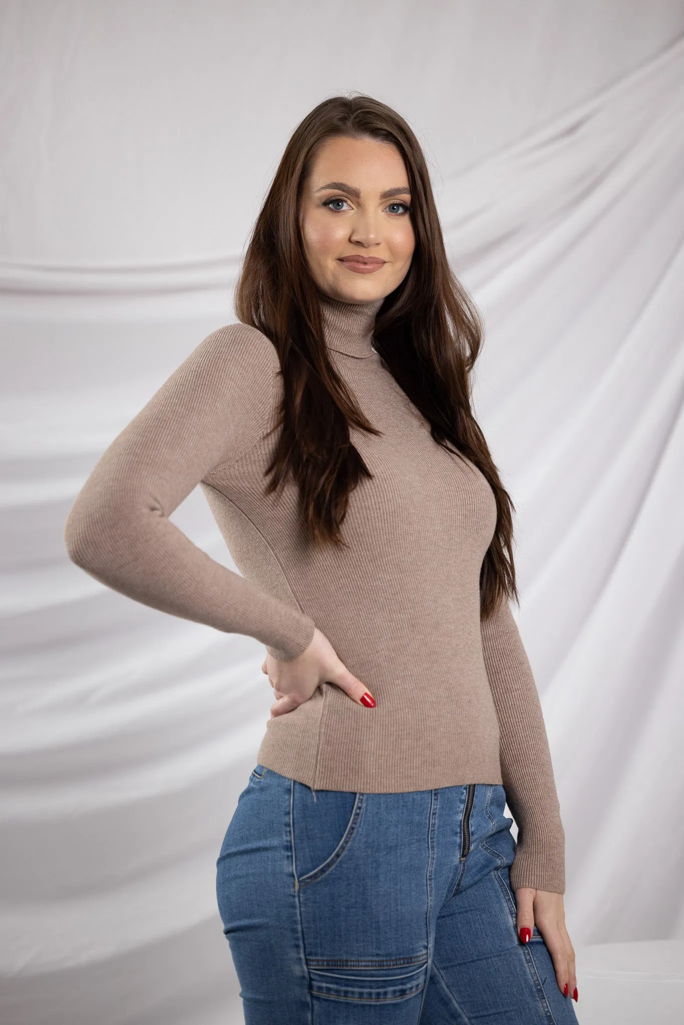 Knit High Neck Skivvy