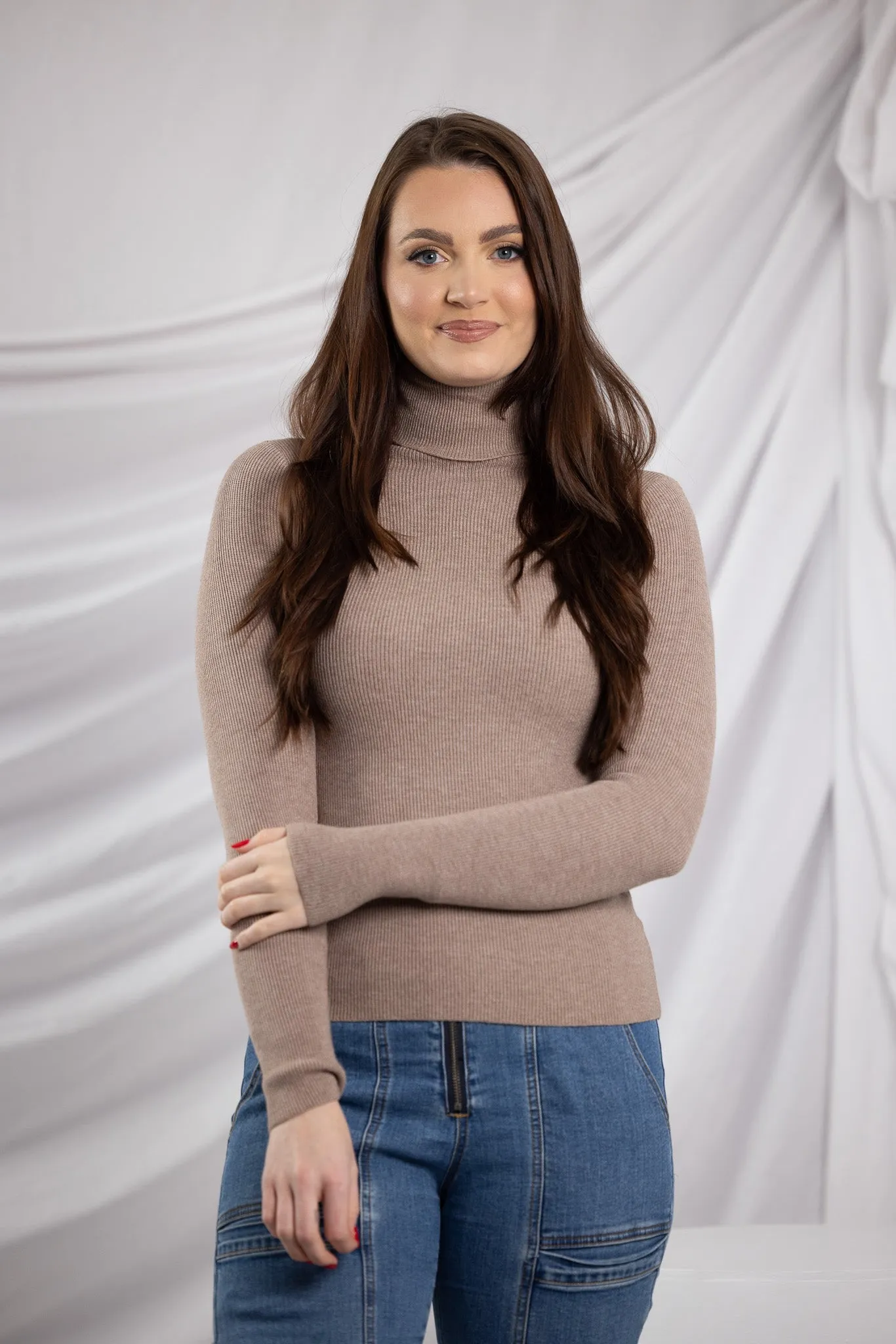 Knit High Neck Skivvy