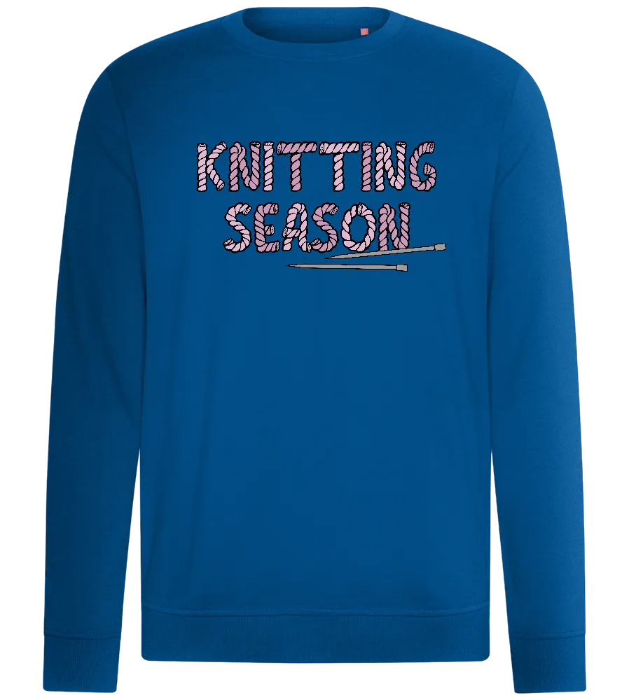 Knitting Season Text Design - Comfort unisex sweater