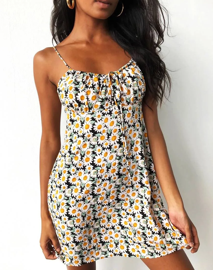 Kumala Slip Dress in Delightful Daisy