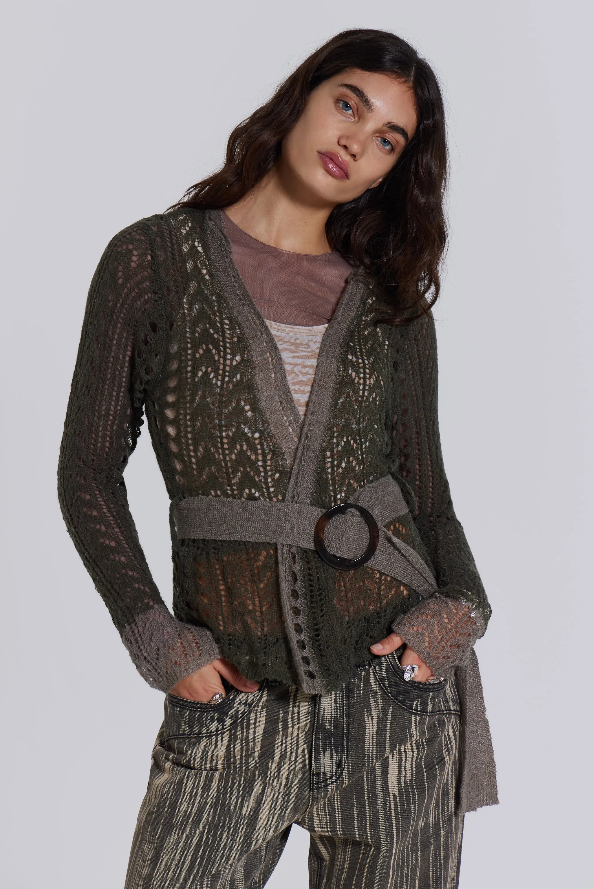 Kyra Hooded Knit Cardigan