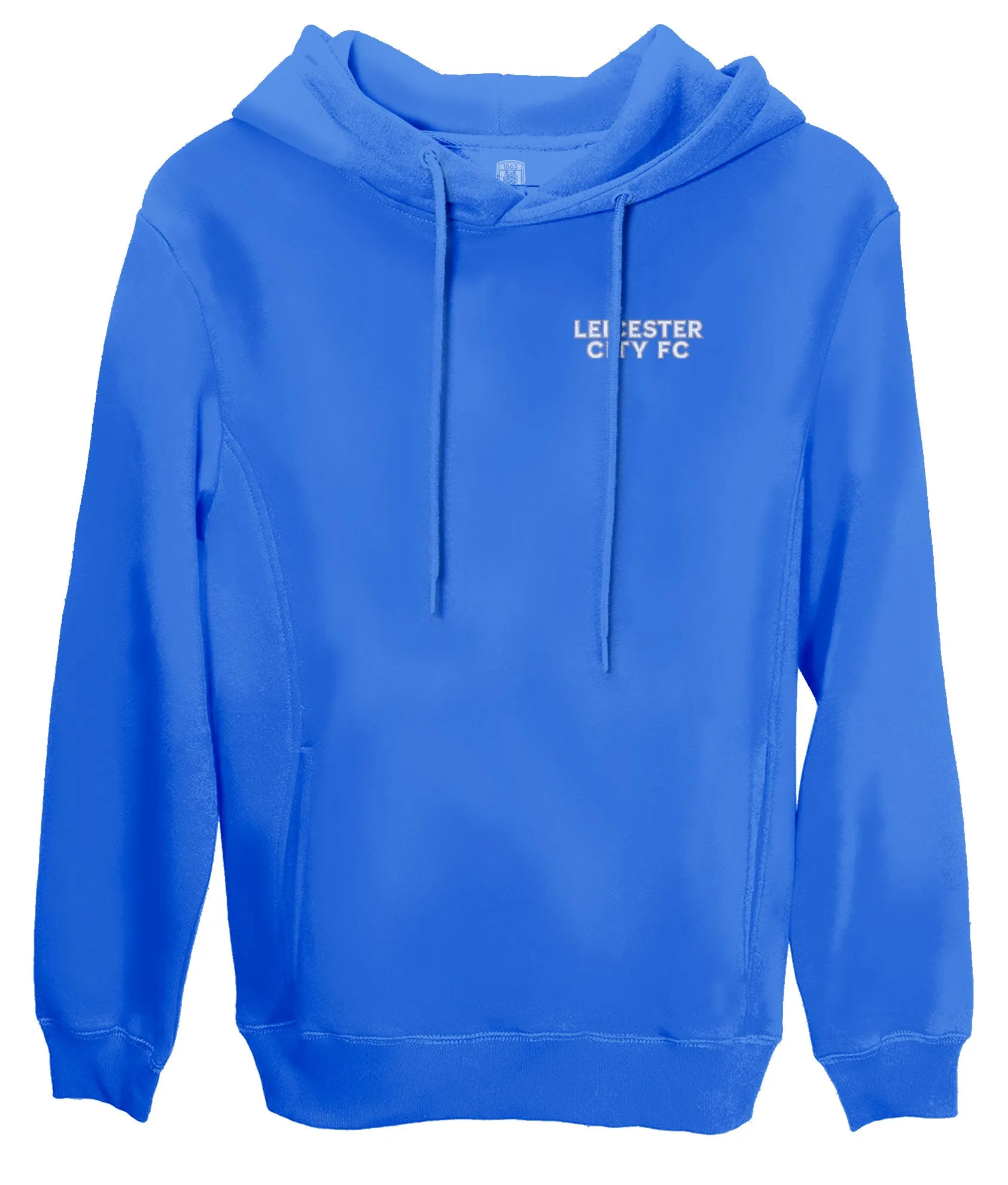 Leicester City FC Wordmark Fleece Pullover Hoodie - Royal