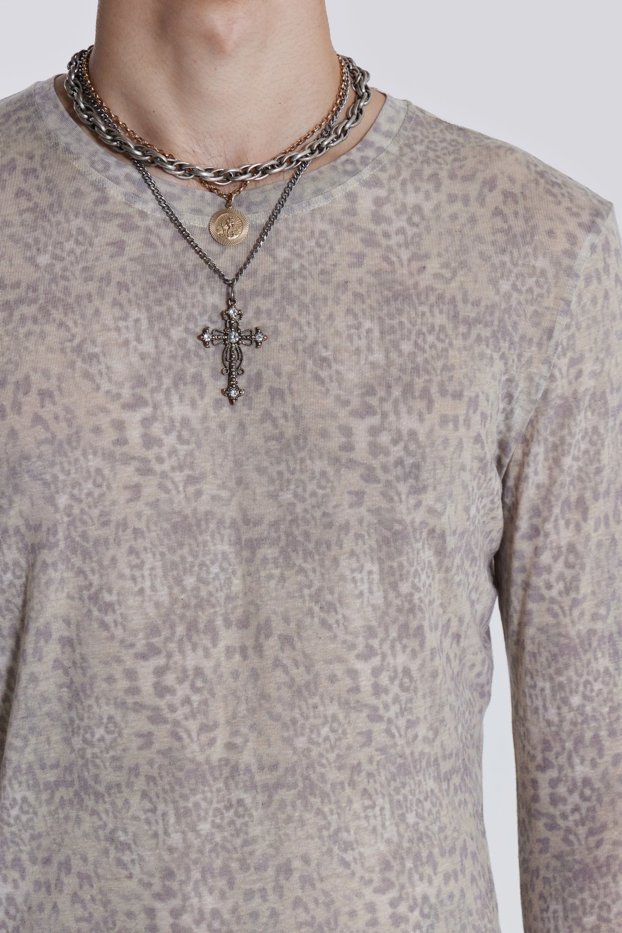 Leopard Mist Long Sleeve Top