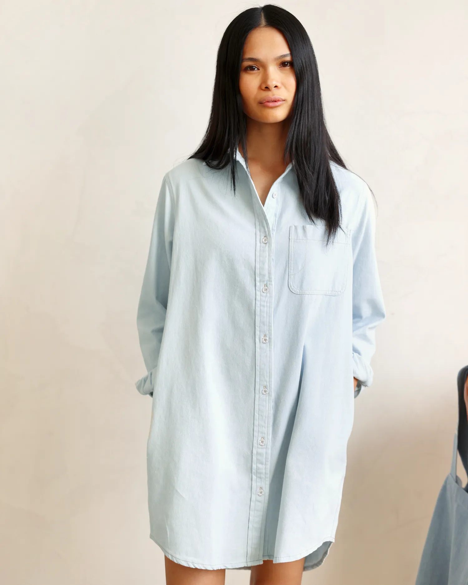 Light Wash Denim Dress