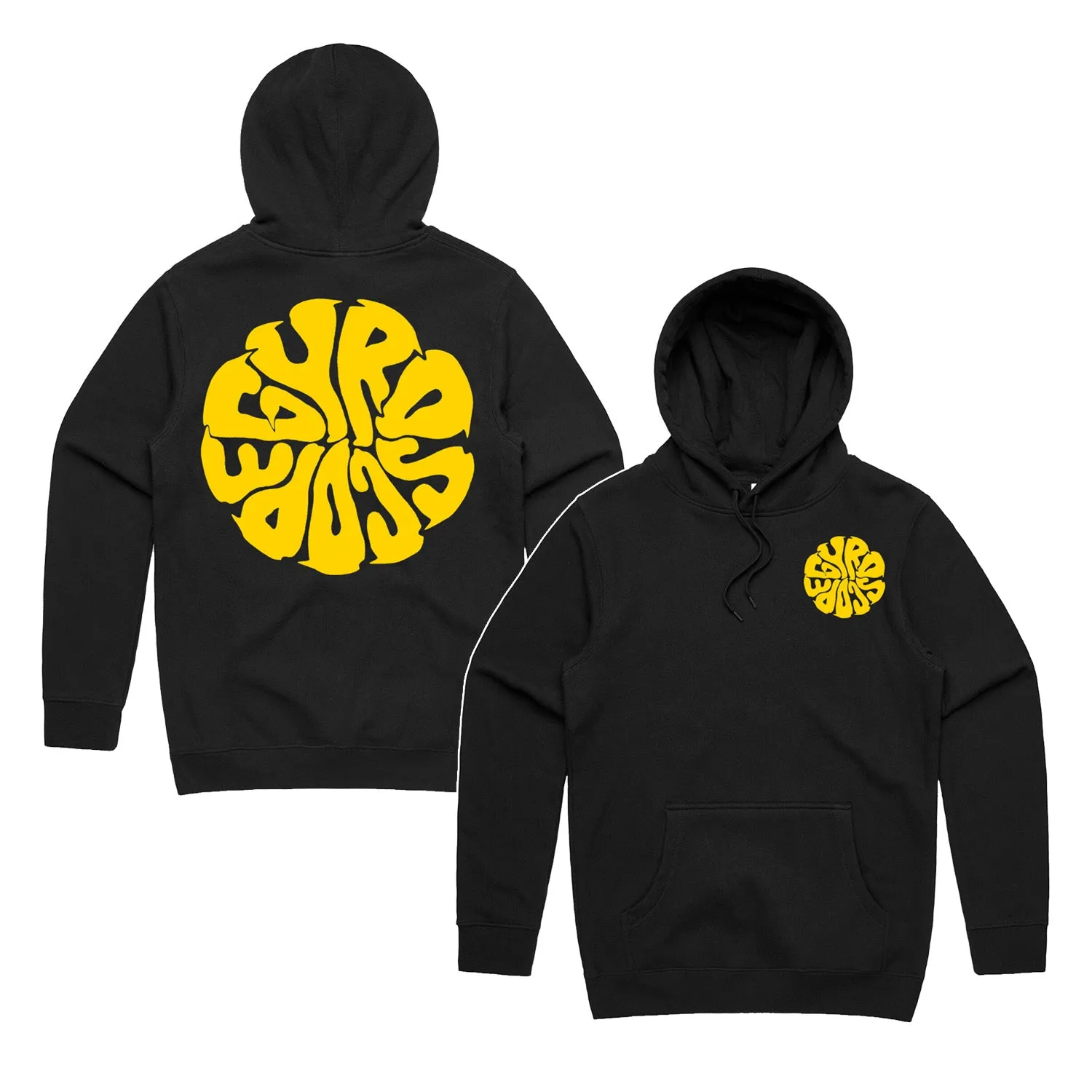 Liquid Logo Pullover Hoodie (Black)