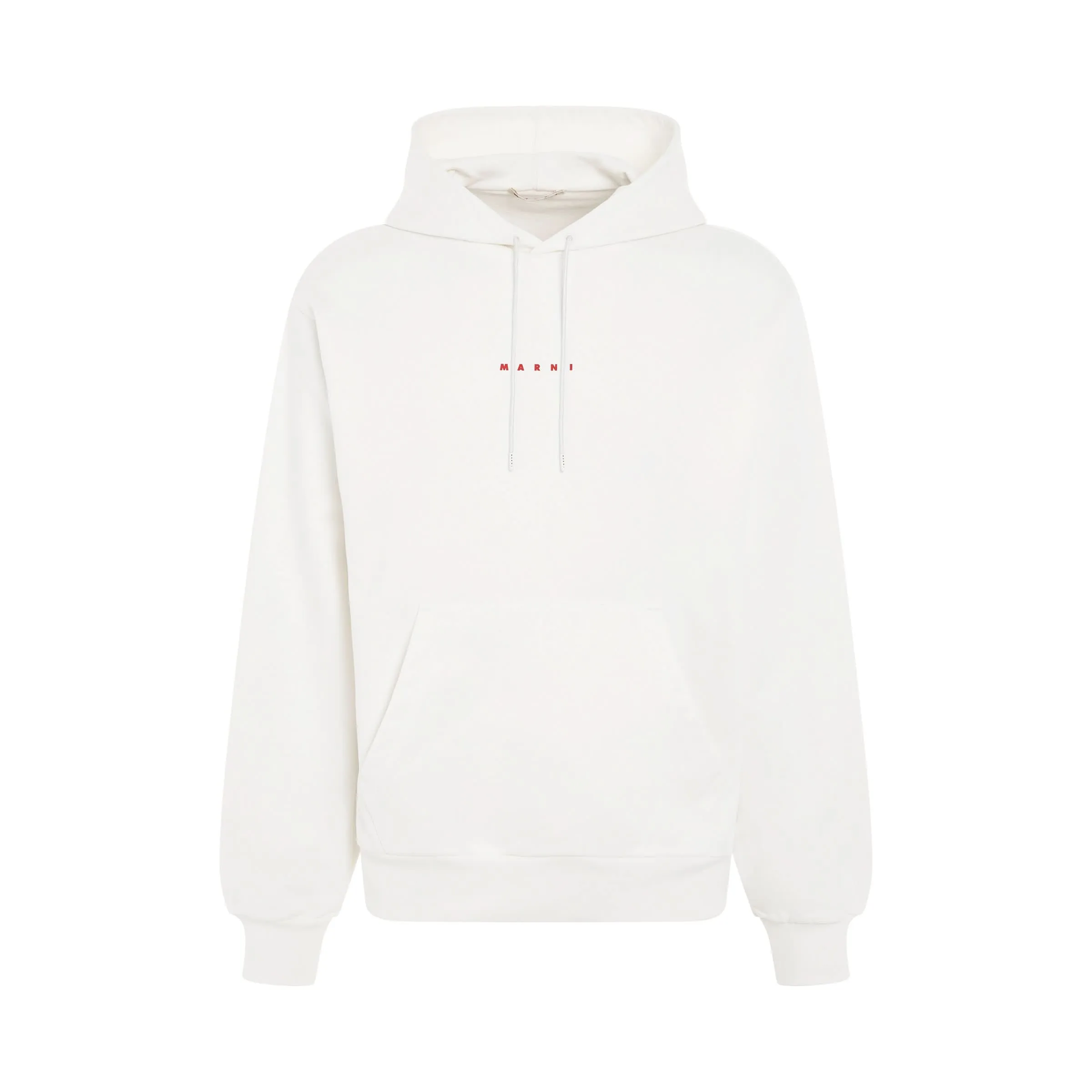 Logo Hoodie in Natural White