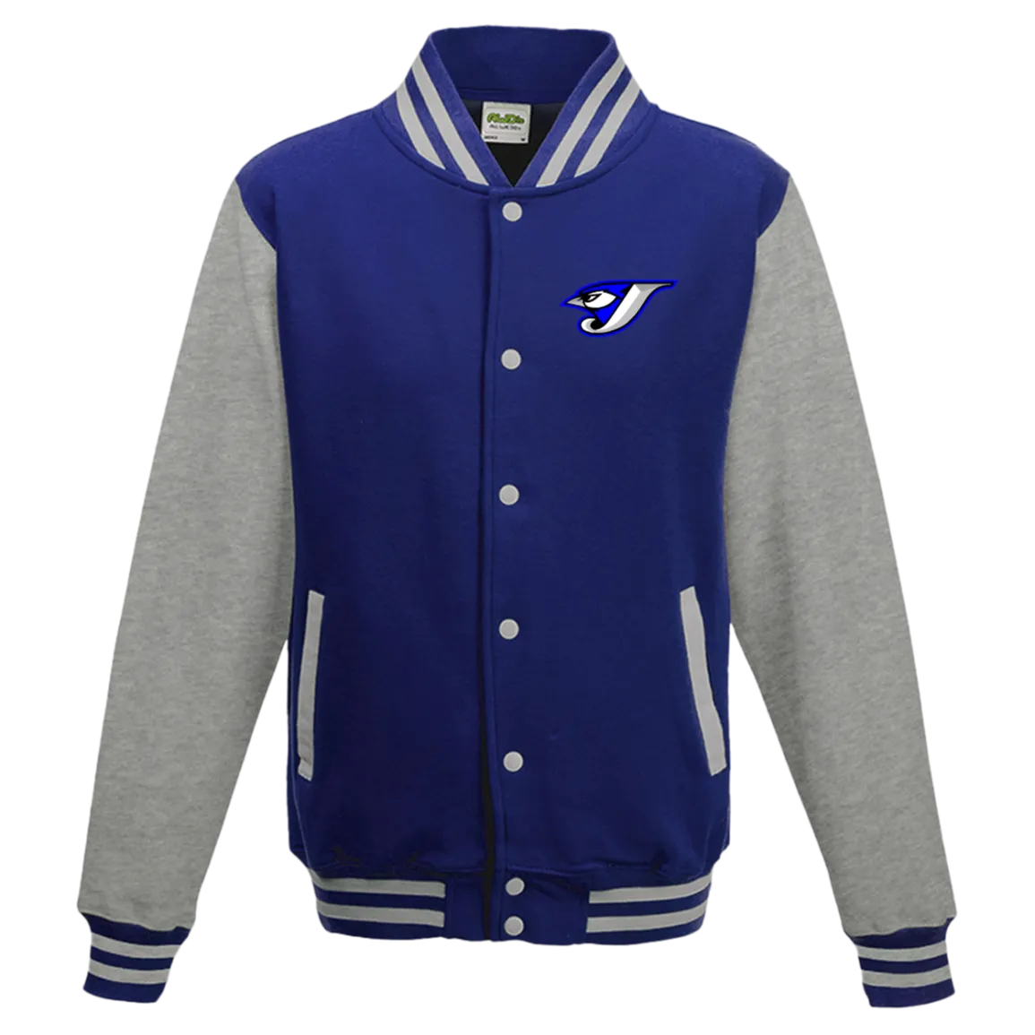 Logo JHA043 AWDis Mens Letterman Jacket