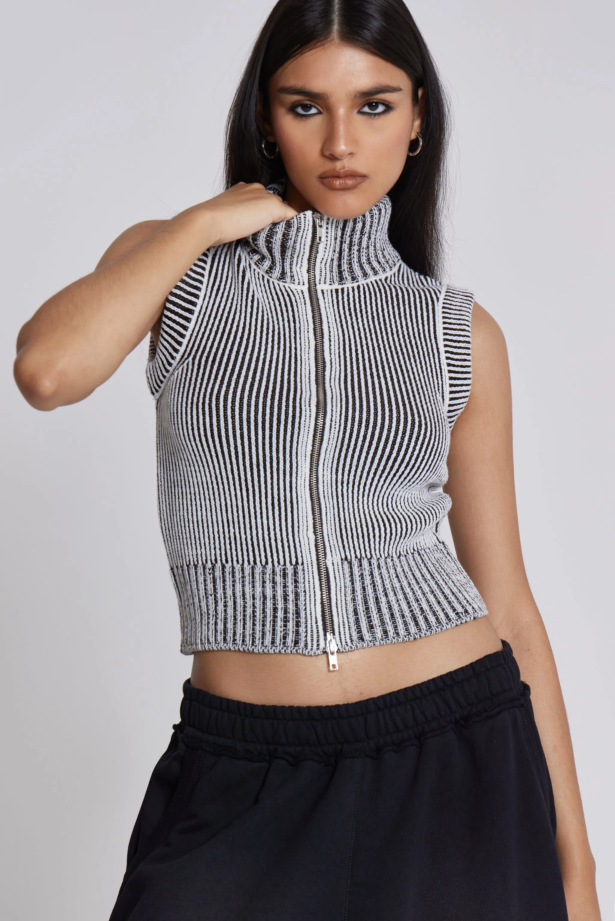 Maddox Sleeveless Knitted Top