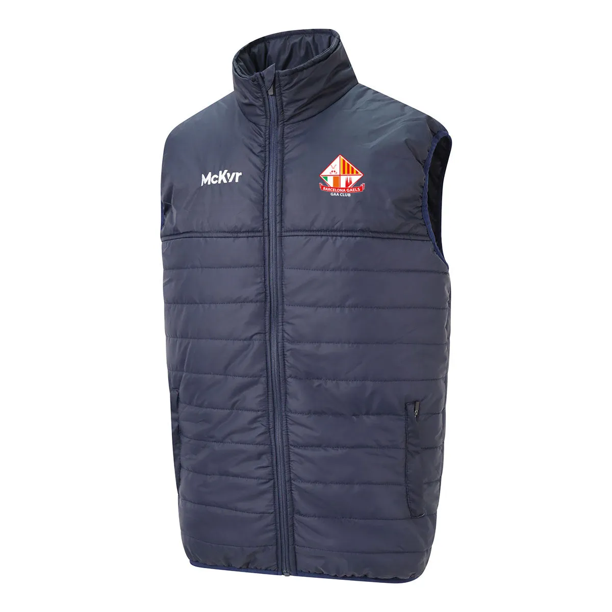 Mc Keever Barcelona Gaels Core 22 Padded Gilet - Adult - Navy