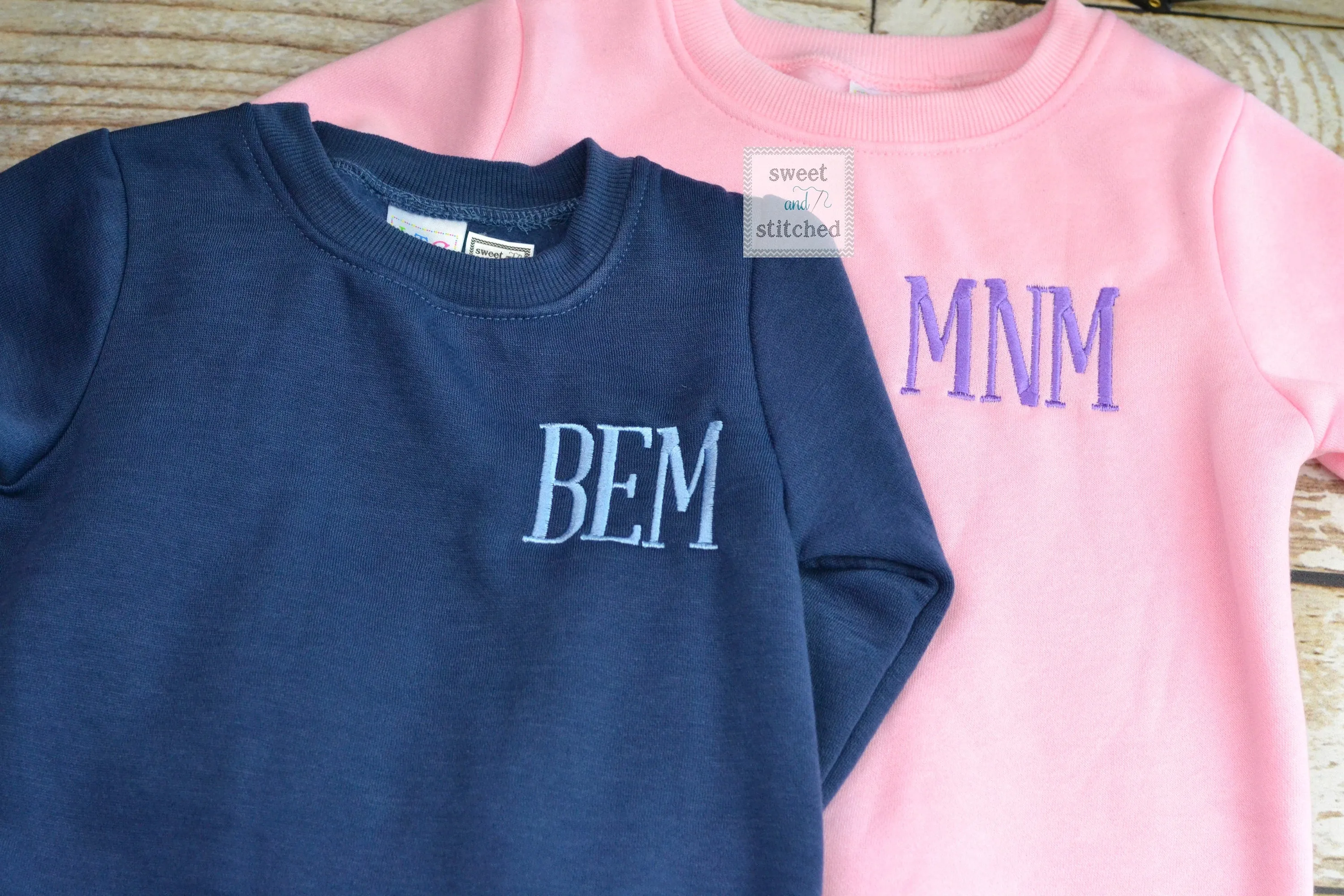 Monogrammed sweatshirts, girls monogrammed sweatshirts navy and pink, name or monogram, fall sweatshirt