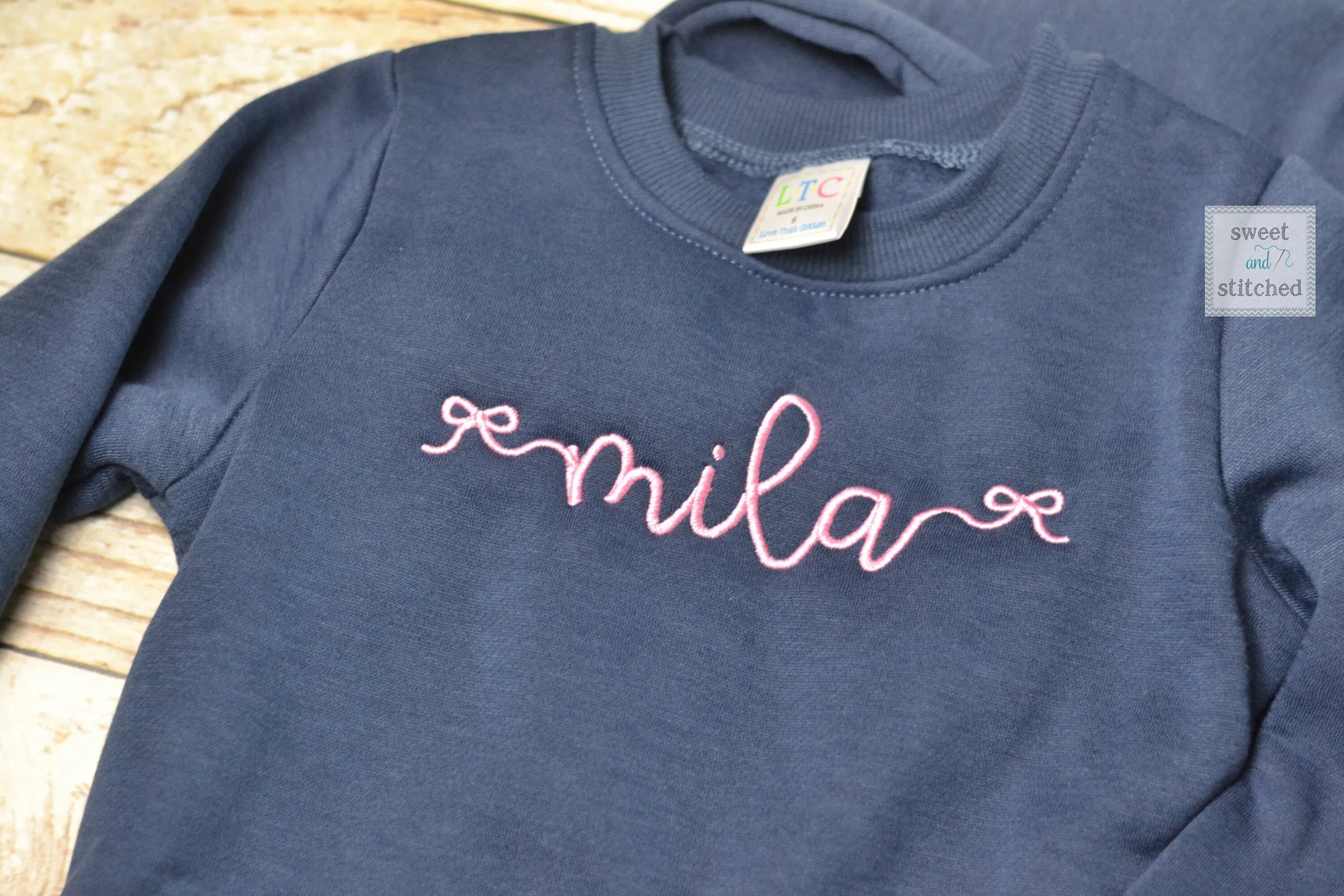 Monogrammed sweatshirts, girls monogrammed sweatshirts navy and pink, name or monogram, fall sweatshirt