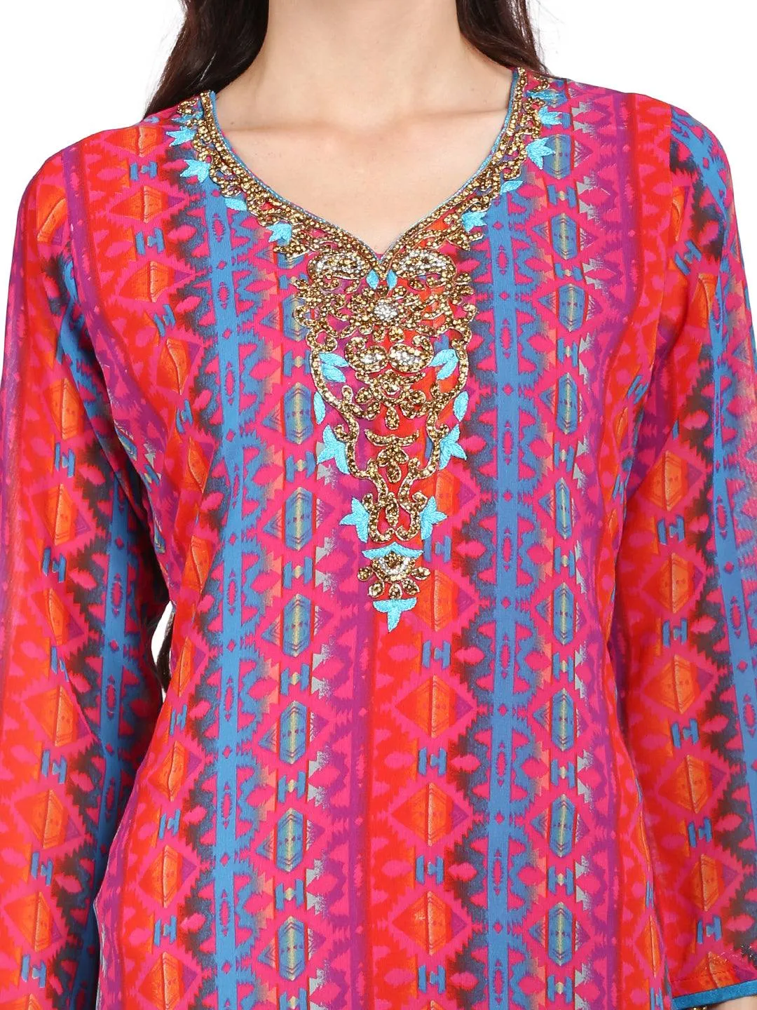 Multicolored Printed Kurti