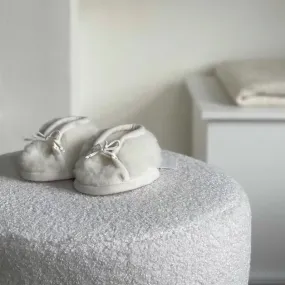 Nina Pure Wool Baby Shoes (Milk)