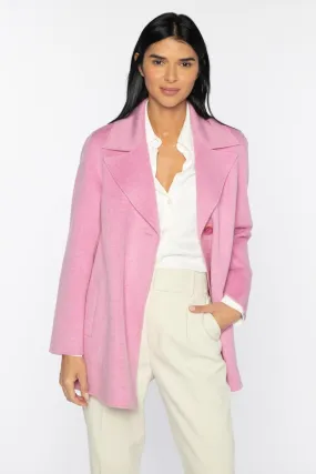 Notch Collar Swing Coat