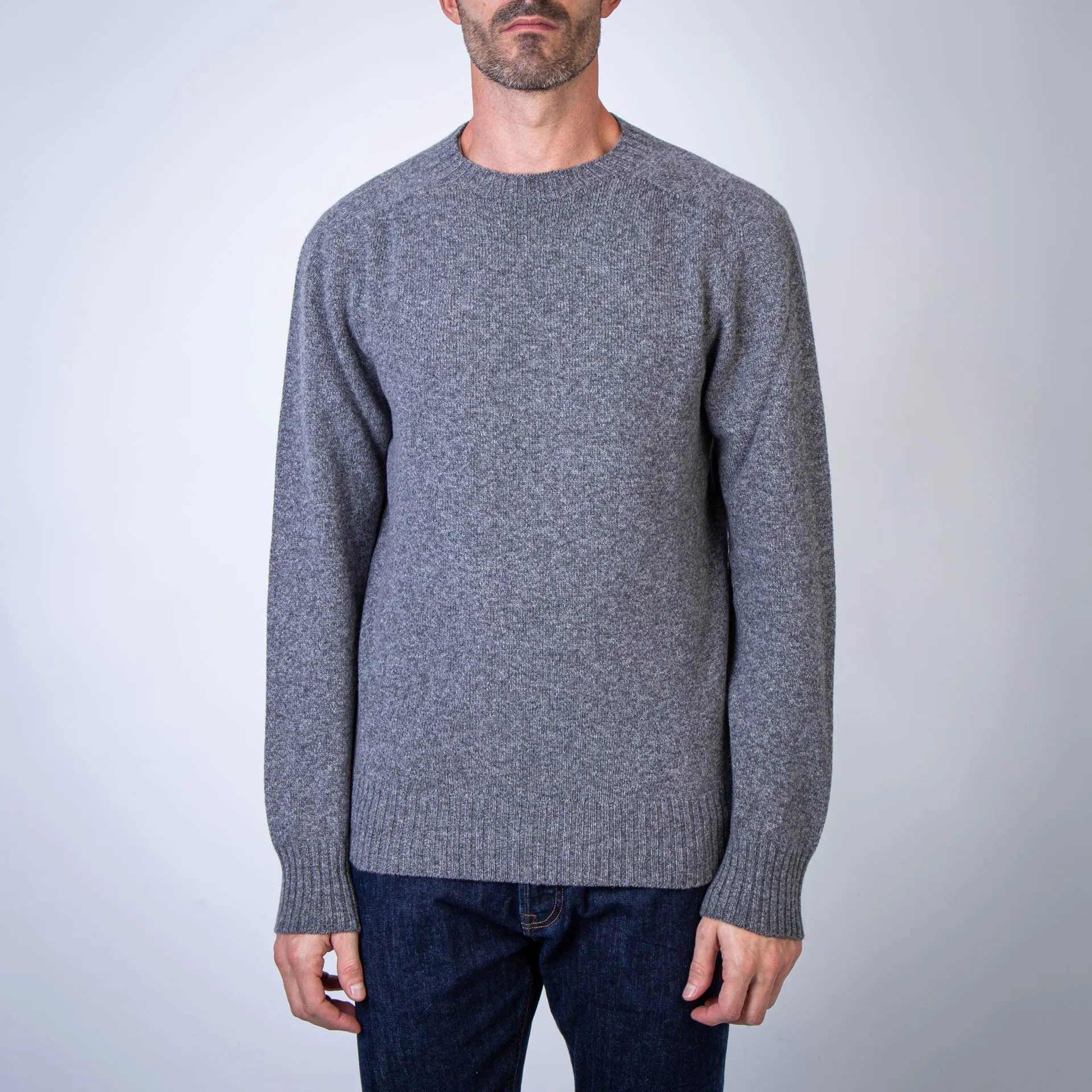 OFFICINE GENERALE SWEATER MKNT334 MID GREY