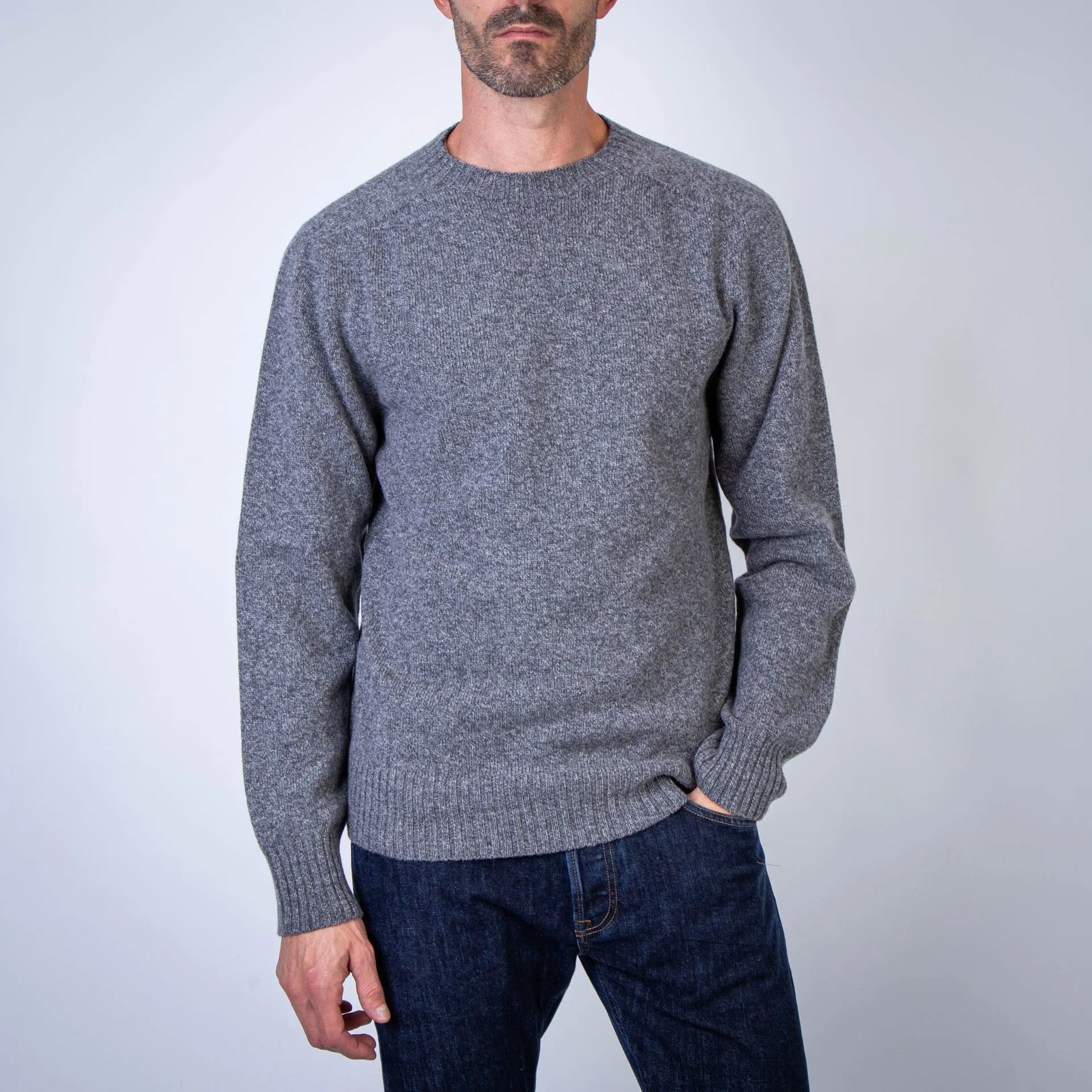 OFFICINE GENERALE SWEATER MKNT334 MID GREY