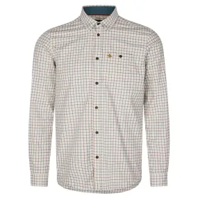 Oxford Shooting Shirt - Grape Leaf/Terracotta Check by Seeland