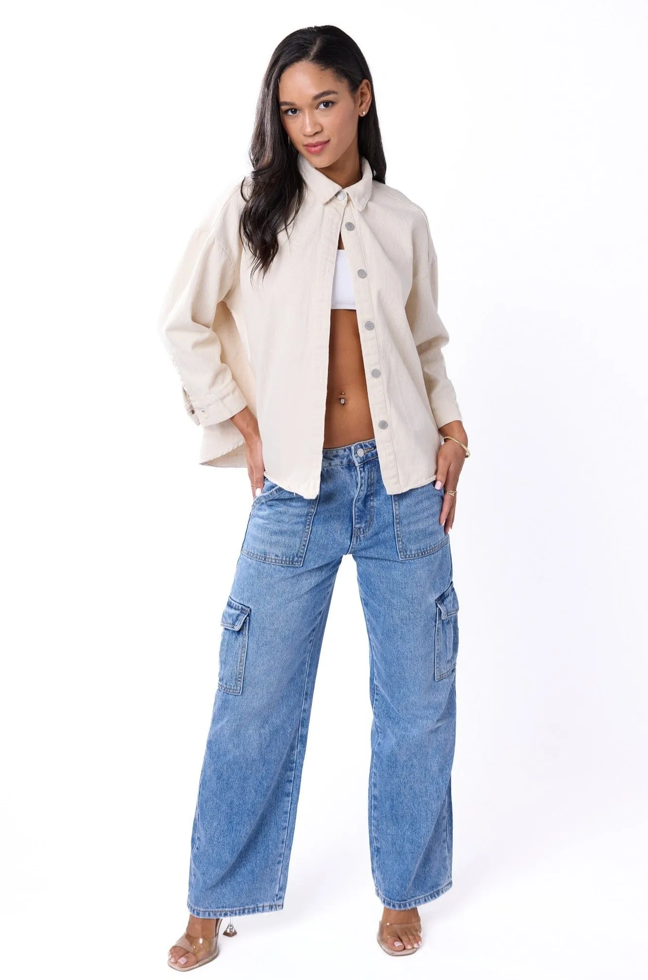 Palmas Oversized Denim Shirt