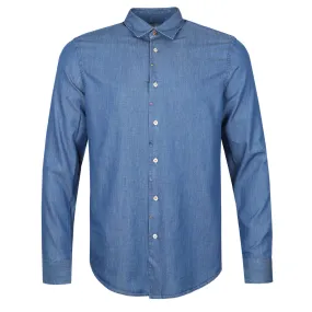 Paul Smith Regular Fit Shirt in Denim Blue