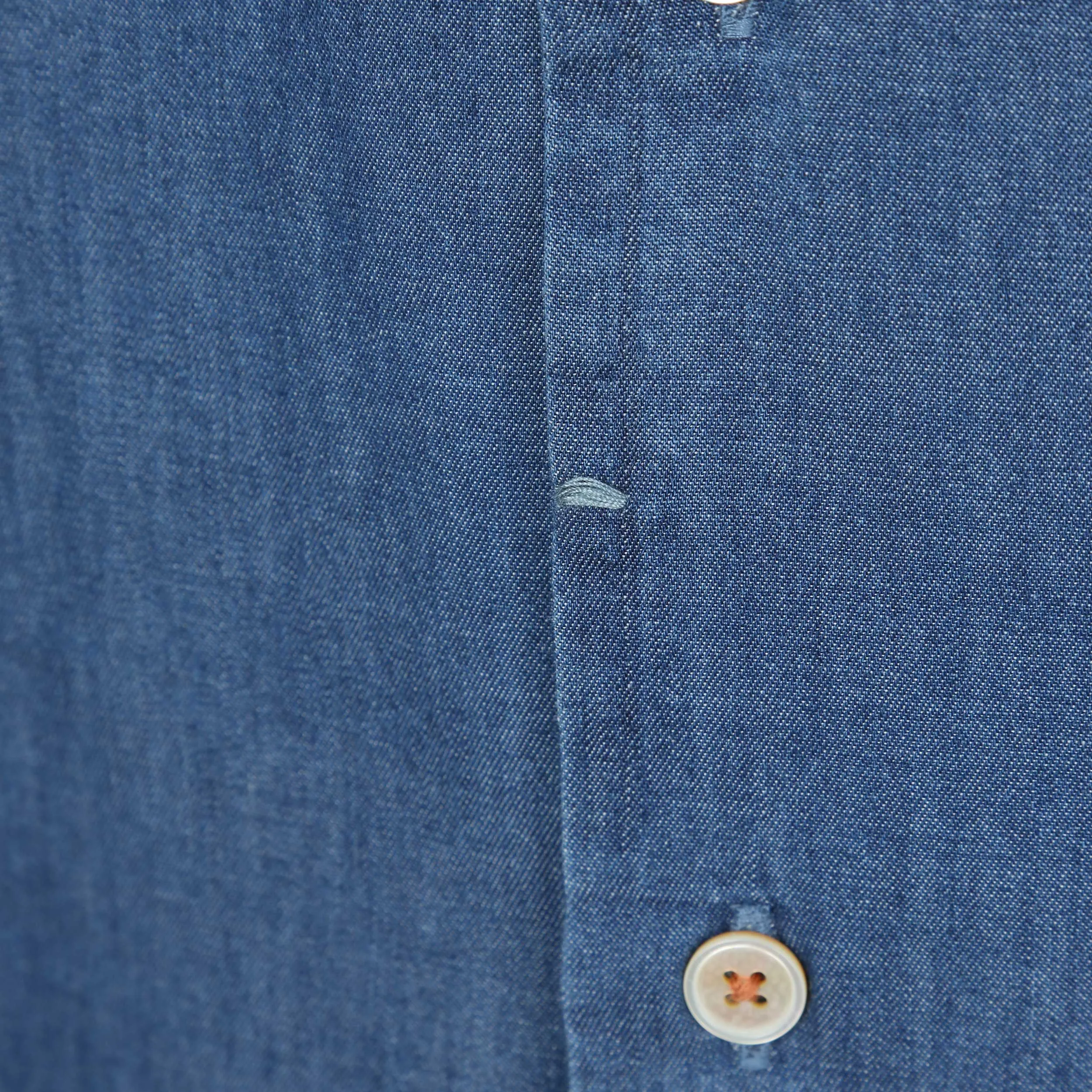 Paul Smith Regular Fit Shirt in Denim Blue