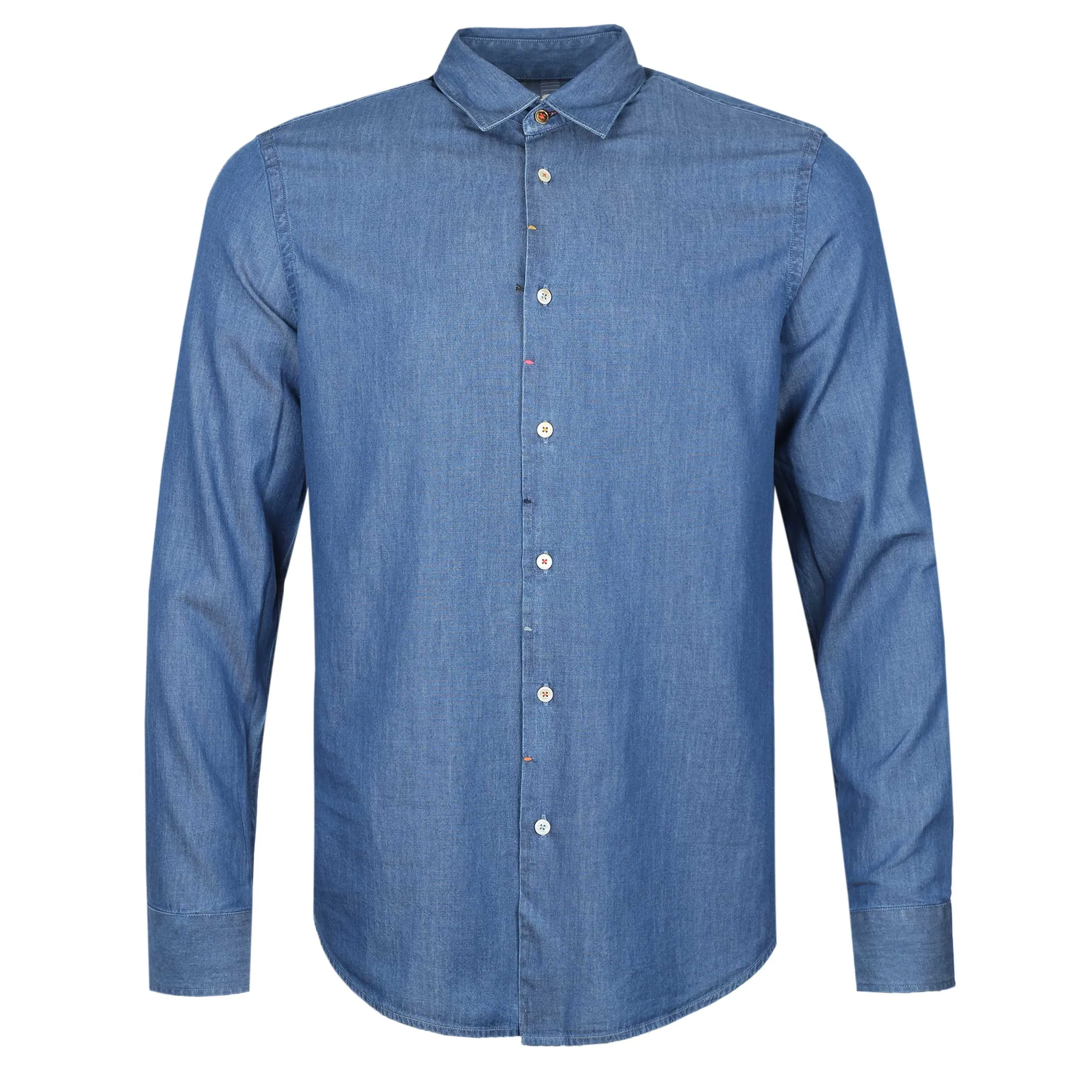 Paul Smith Regular Fit Shirt in Denim Blue