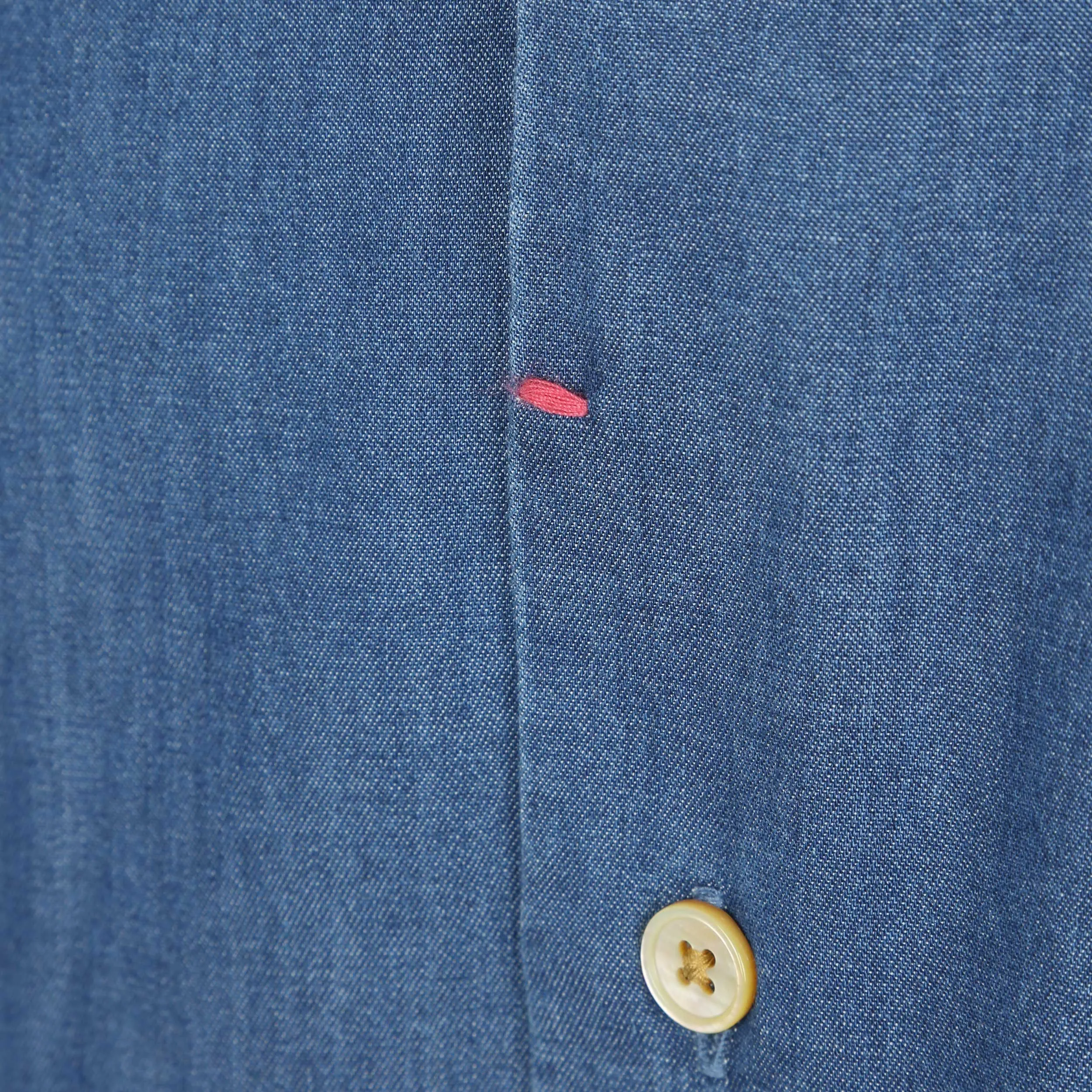 Paul Smith Regular Fit Shirt in Denim Blue