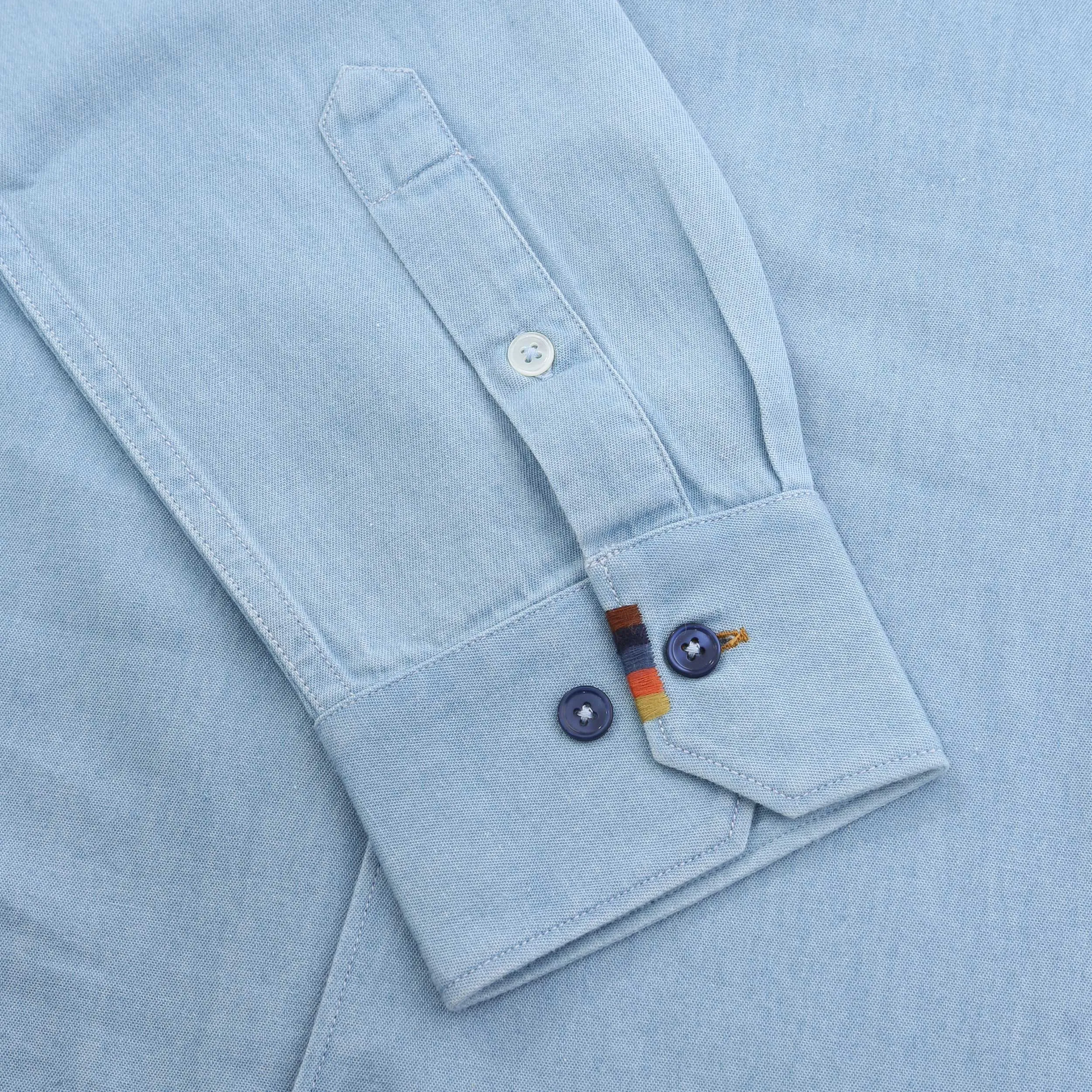 Paul Smith Soft Collar Slim Fit Shirt in Light Blue