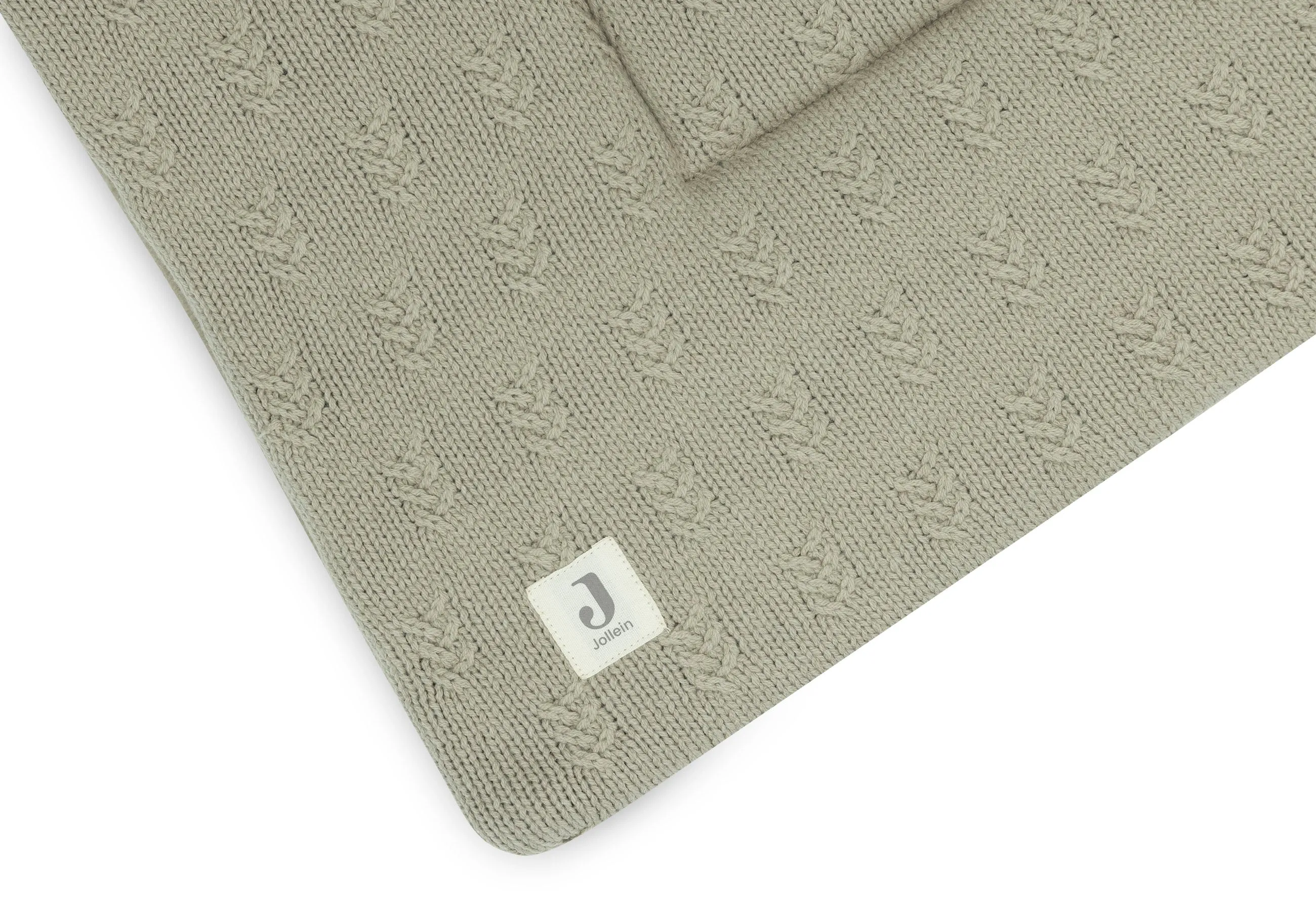 Playpen Mat 75x95cm Grain Knit - Olive Green