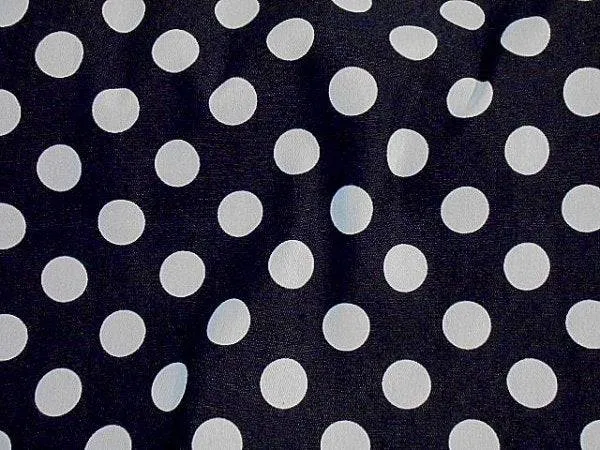 Polka Dots - Denim Print