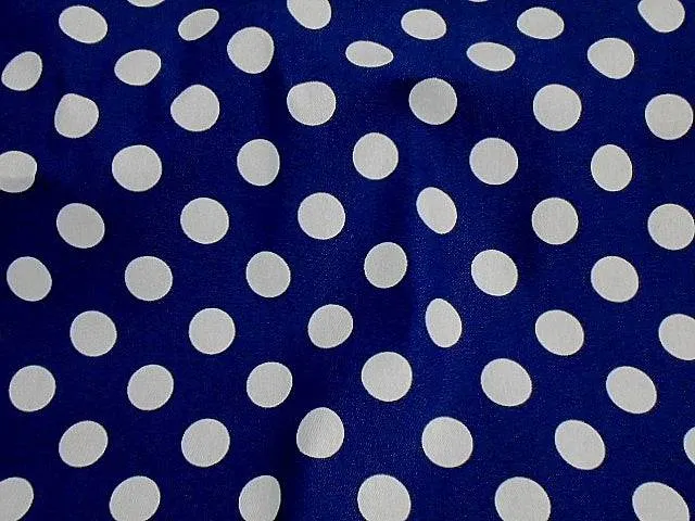 Polka Dots - Denim Print