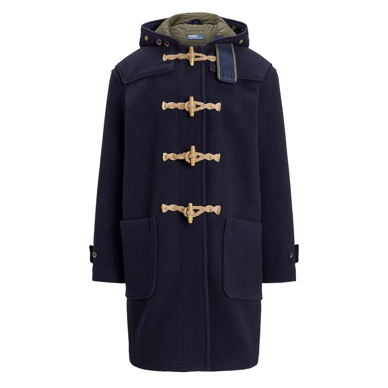 Polo Ralph Lauren Wool Twill Toggle Coat Collection Navy