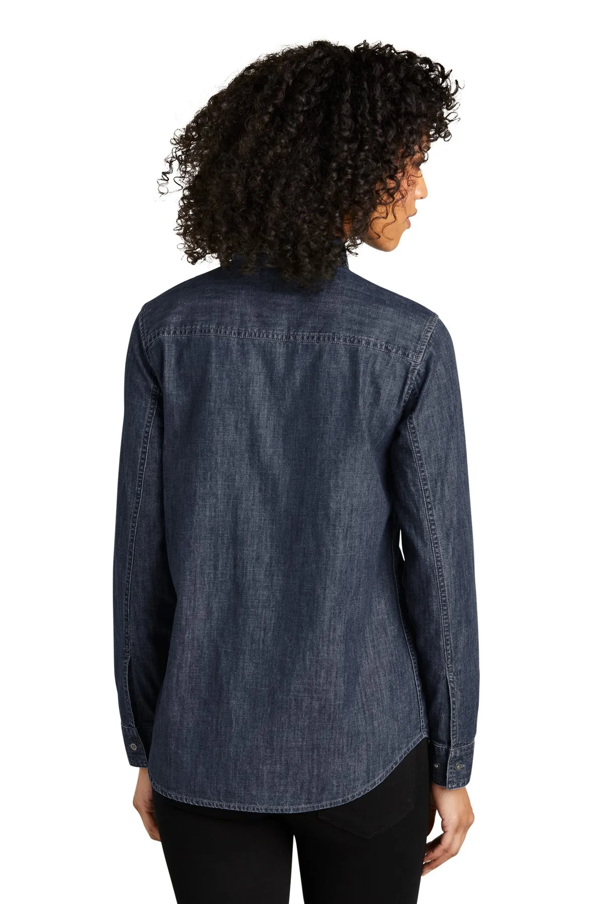 Port Authority® Ladies Long Sleeve Perfect Denim Shirt LW676