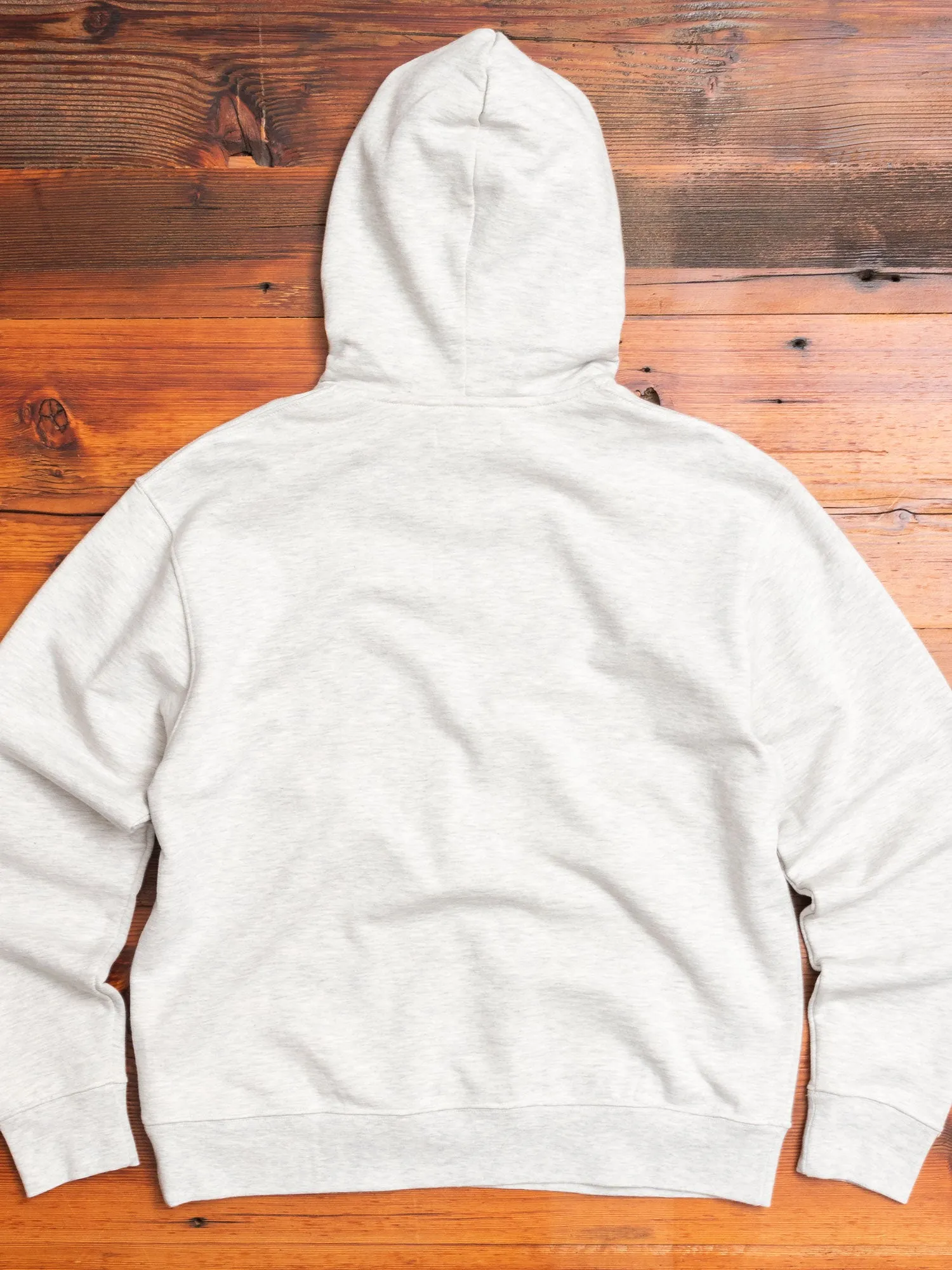 P's Pullover Hoodie in White Melange