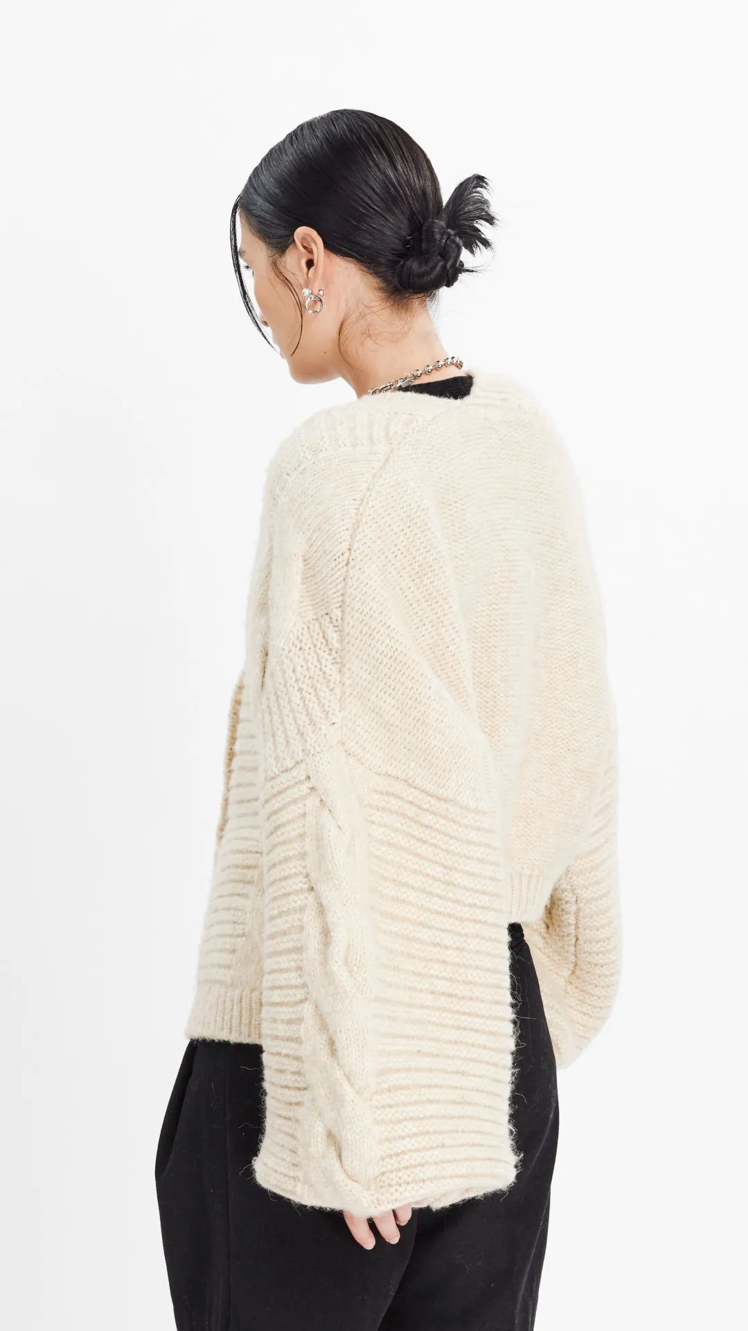 Puff Sleeve Cardigan