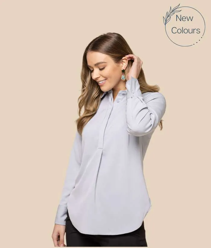 Quinn Long Sleeve, Luxe Blouse