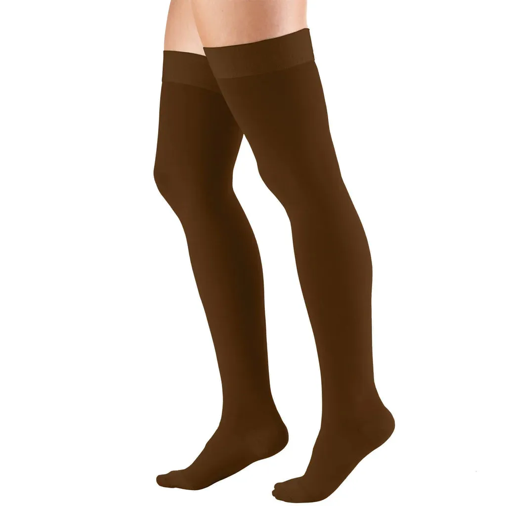 ReliefWear Classic Medical CLOSED TOE Thigh Highs Silicone Dot Top 20-30 mmHg