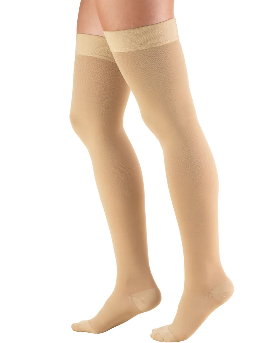 ReliefWear Classic Medical CLOSED TOE Thigh Highs Silicone Dot Top 20-30 mmHg