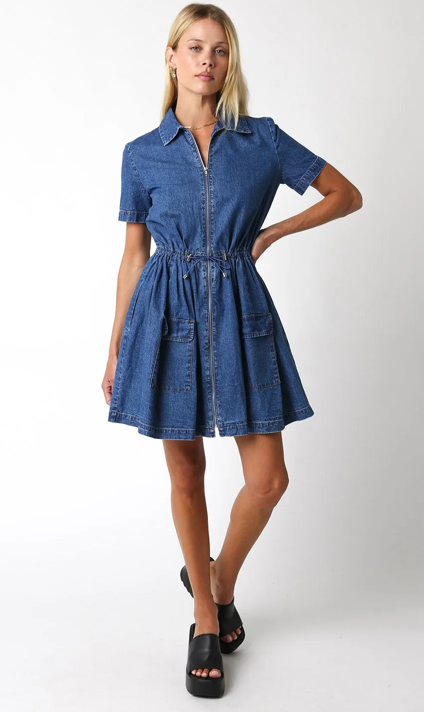 RHONDA DENIM DRESS