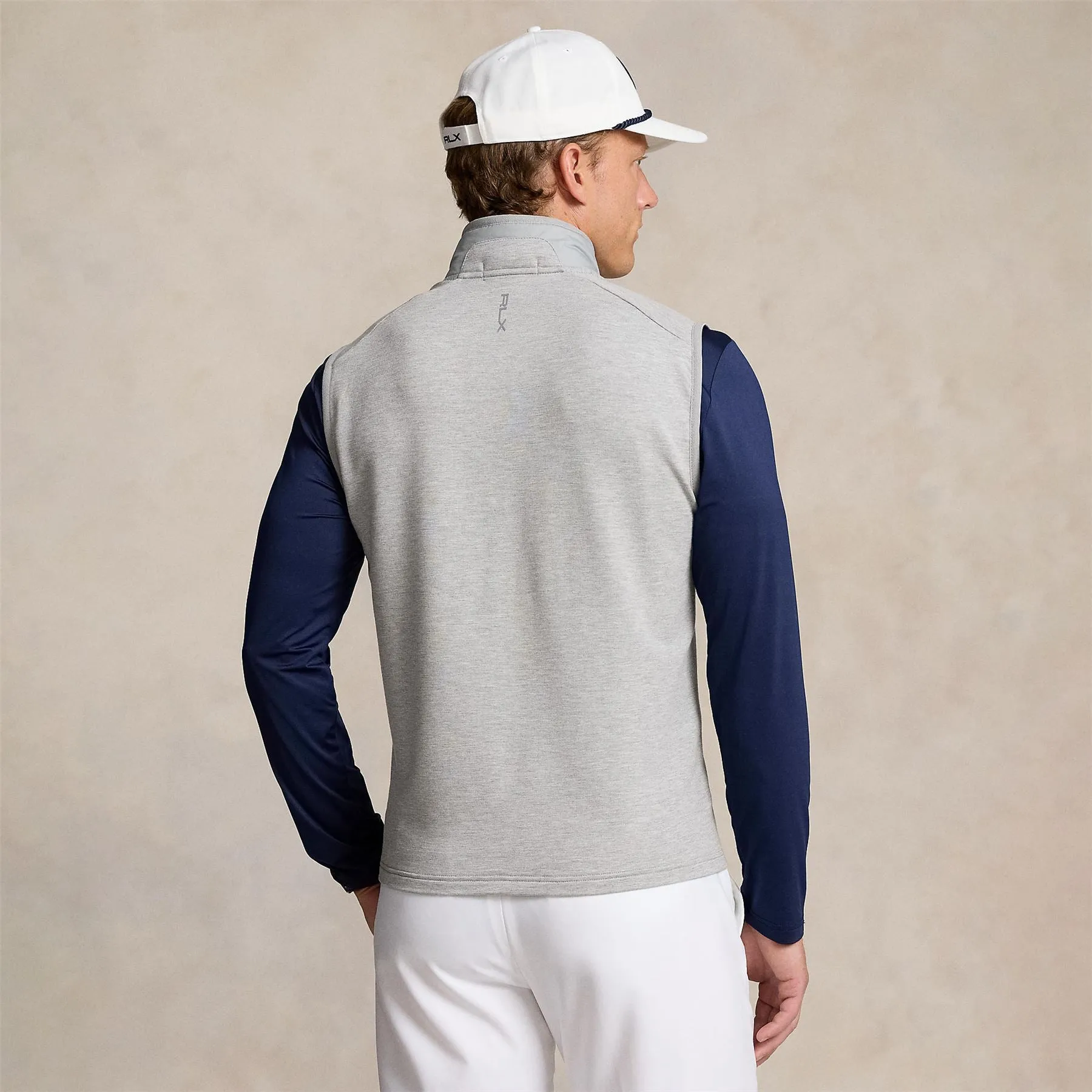 RLX Classic Fit Performance Wool Gilet Andover Heather - AW24