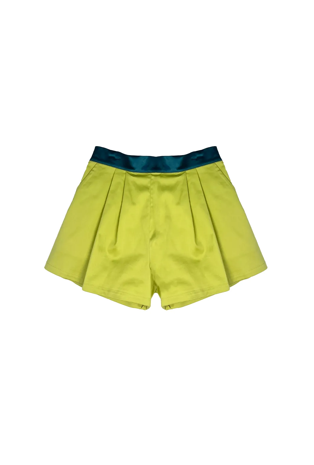 SAMPLE - Big 10 Bermuda Set - Evergreen & Chartreuse